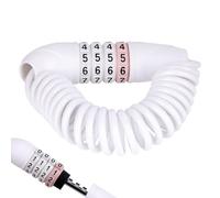 Antivol de vélo | Cadenas rétractables à 4 chiffres, casque de sécurité réinitialisable - Pour bagages, sac à dos, valise, poussette, vélo, scooter, shopping, voyages et