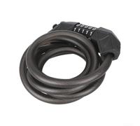 Antivol de vélo de 1,8 m avec code à combinaison à 5 chiffres, conçu pour tous les cadres de vélo standard, y compris les modèles E-Bike et Fat Tire (1,8 m)