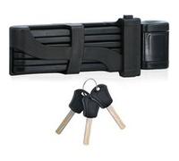 Dunlop Antivol de vélo Acier Noir H5×L7×20 cm – 3 clés