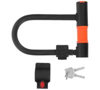 Antivol de Vélo Électrique U en Acier Allié Haute Sécurité Noir | Vélo et Bicyclette, Usage Quotidien ou Sorties Extérieures, Style Moderne Minimaliste, Résistance au Leviér la Scission