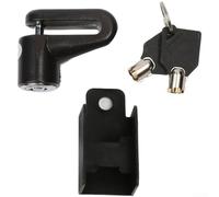 Antivol de vélo en aluminium léger 55 mm | Alliage d'aluminium robuste, taille de broche de 55 mm, design antivol, portabilité légère, s'adapte à la plupart des vélos