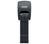 ABUS Antivol pliable Bordo Granit™ XPlus 6500KA/90 Black SH - Antivol vélo flexible et sûr avec alarme et protection supplémentaire des articulations - avec support d'antivol - longueur 90 cm
