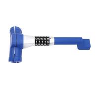 Antivol de volant à combinaison - Levier de verrouillage de volant GM - Antivol à combinaison - Antivol de volant de voiture - Pour camion, camionnette, camping-car - Bleu