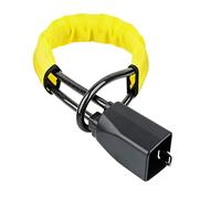 Antivol de Volant de Voiture pour Audi S5 Cabriolet 2009-2016, Protection Robuste et Visible Verrouillage de Direction Bloque Volant Ceinture,Yellow