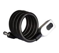 Antivol Vélo à Empreinte Digitale sans Clé en Acier - Verrouillage et Déverrouillage avec le Doigt - 20 Empreintes Programmables - Rechargeable par USB - Etanche IP 66 - Longueur Câble 107 CM