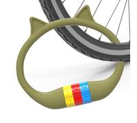 Antivol en silicone pour vélo - Cadenas antivol en silicone pour les trajets en voiture, scooter, caravane, barrière, grille, terrasse, voyage, moto, stationnement, montagne