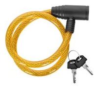 Antivol en Spirale 90cm pour Vélo avec 2 Clés Dunlop Jaune Jaune G