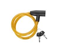 Antivol en Spirale 90cm pour Vélo avec 2 Clés Dunlop Jaune Jaune G