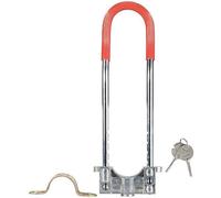 Antivol en U à longueur réglable jusqu'à 24 cm, en acier 10 mm