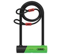 ABUS Antivol en U Ultimate 410K/170HB230 SH Ultra + Cobra 1200 10 mm 230x106x12 mm Noir/Vert