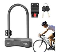 Antivol en U pour vélo | Antivol de vélo robuste en forme de U avec clé - Accessoires de vélo pour VTT, ville, navetteurs, porte-bagages, guidon et activités de plein air