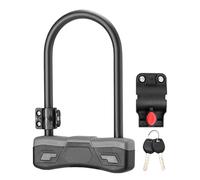 Antivol en U pour vélo | Antivol de vélo robuste en forme de U avec clé | Fournitures de cyclisme pour porte-guidon, trajet, voyage, extérieur, école, montagne,