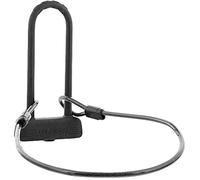 Antivol en U - T'nB - Modèle avec câble - Acier robuste - Couleur gris - Pour vélo et trottinette