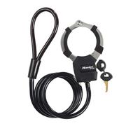 Master Lock – Câble antivol à clé avec menotte 1 m – Pour vélos, trottinettes, poussettes