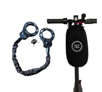 Antivol menottes pour trottinette électrique vélo scooter trotinette avec ses 3 clés et son sac de rangement étanche verrou locks cadenas accessoires trotinette