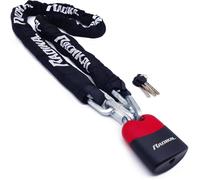 Antivol Moto,Chaîne Haute Sécurité en Acier Cémenté ø10mm,Cademas Double Verroullage,Polyvalent pour Portes Ancrage Garage,170cm