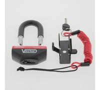 VECTOR - Antivol Moto Bloque Disque Minimax+ 16Mm / 47X40Mm - Classe SRA & ART5 - Type U - Avec Cordon De Rappel - Fiable