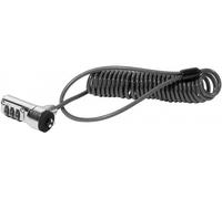 Antivol PC portable à code et câble spirale extensible 1,8M