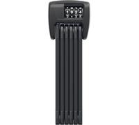 Antivol pliable ABUS Bordo 6000C LED avec support d'antivol SH - antivol vélo pliable avec code chiffré éclairé - niveau de sécurité ABUS 10 - longueur 90 cm