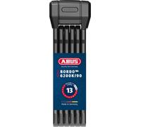 Antivol pliable ABUS Bordo 6200K/90 SH - Antivol vélo flexible avec support - le corps de l'antivol peut être tourné de 360 degrés - haute sécurité grâce à l'acier trempé et au cylindre XPlus - 94 cm,