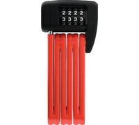 Antivol pliable ABUS Bordo Lite 6055C - avec code - serrure à combinaison extra-légère en acier spécial - niveau de sécurité ABUS 7 - 60 cm - rouge