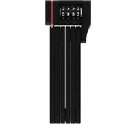 Antivol pliable ABUS Bordo uGrip 5700C SH avec support - Antivol vélo à code avec barre de 5 mm d'épaisseur - Niveau de sécurité ABUS 7 - 80 cm - Noir