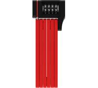 Antivol pliable ABUS Bordo uGrip 5700C SH avec support - Antivol vélo à combinaison avec barreaux de 5 mm d'épaisseur - Niveau de sécurité ABUS 7 - 80 cm - Rouge