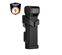 AXA Fold 110 Antivol Pliable - Longueur 110 cm - Niveau de sécurité 9 - Support avec Compartiment pour étiquette de Suivi - avec 2 clés