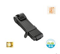 Seatylock Antivol pliable Foldylock 110 - 110 cm - Argenté / Noir-Rouge