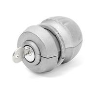 Relaxdays 10013640 Antivol pour Caravane et Remorque avec 2 Clés | pour boule d'attelage, 5 cm