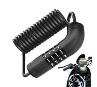 Antivol pour casque | Accessoire de vélo léger et rétractable | Câble antivol pour bagages - Pour vélo, trajet, ville, montagne, route, voyage, extérieur, école