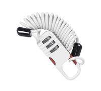 Antivol pour casque de moto - 6x2x1 cm en de zinc, cadenas à combinaison, câble rétractable | Parfaitement idéal pour les bagages de scooter, utilisation antivol
