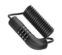 Antivol pour casque de moto | Accessoires de vélo légers et rétractables | Petite serrure à combinaison - Pour les trajets en ville, en montagne, voyage, extérieur, école, guidon, vélo