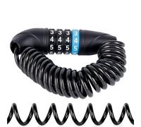 Antivol Pour Casque De Moto | Combinaison À 4 Chiffres Robuste Portable - Cadenas Pour Bagages À Code Portable | Pour Voyage, Sécurité, Extérieur, Campus, Parking,