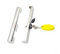 Antivol pour moteur hors-bord de bateau en acier inoxydable avec clé flottante, dispositif de verrouillage robuste pour la sécurité du moteur et la prévention du vol