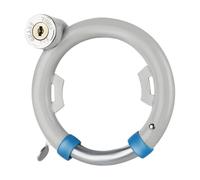 Antivol pour vélo, scooter, construction en acier robuste, design rond compact, idéal pour la sécurité des véhicules électriques, 4,8 pouces, couleur blanche, 1 pièce
