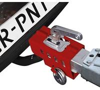 Antivol Remorque Caravane Pliable Tête D'attelage Cadenas Disque Serrure Rouge