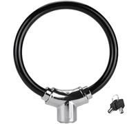 Antivol robuste avec clé, câble en acier renforcé de 11,5 mm, noyau antivol en alliage de zinc, étanche et résistant à la corrosion pour vélos, motos, scooters électriques et utilisation de sécurité