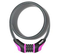 ANTIVOL SPIRAL ONGUARD NEON COMBINAISON 180 cm x 12 mm ROSE - 8159PN -