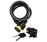 Antivol spiral pour Vélo - MICHELIN - 2M Ø 12mm à clé livré avec Support