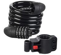 Antivol spirale 1,8 m avec code à 4 chiffres et câble en acier 12 mm [Pearl]