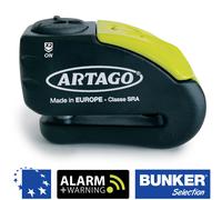 Artago 30x10 Alarm Disc Lock Noir
