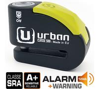 Urban Security Bloque-disque alarme URBAN D.10 Noir/Jaune Classé SRA