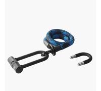 Antivol Tex-Lock Eyelet S U/X-lock 80 cm certifié Sold Secure et ART2 ( Bleu et noir )