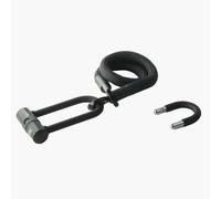 Antivol Tex-Lock Eyelet S U/X-lock 80 cm certifié Sold Secure et ART2 ( Noir )