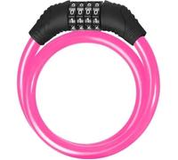 Beeper - Antivol trottinette électrique & vélo à code personnalisable ME129 (Rose, 60cm)
