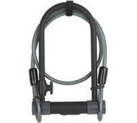 Yale Antivol U à clé YUL2C/13/230/1 - 4 clés + câble 1,2 m Ø10 mm – Sold Secure Silver – Noir/Gris