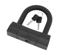 AUVRAY Antivol en U Moto UK10 Homologué SRA - Anse Acier Trempé 18 mm - Double Verrouillage Sécurisé - 2 Clés - Cadenas Moto Haute Sécurité (Noir, 85x100)