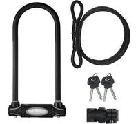 Antivol U avec Câble - MASTER LOCK - Modele XL - Sold Secure Gold, Police Approved