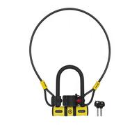 AUVRAY Antivol U Bike 82 x 147mm avec support + cable 1m Ø8mm